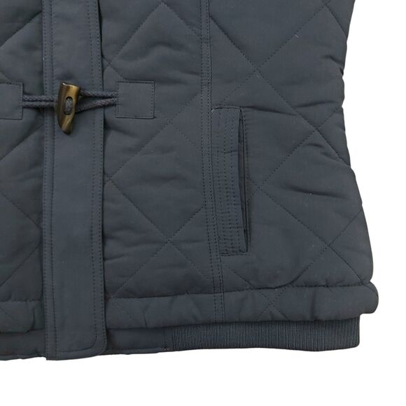 BGSD Vest Womens Medium Navy Quilted Hooded Full Zip Flannel Lined Outdoor - Picture 5 of 12
